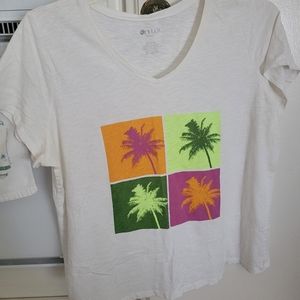 Plus size cotton t-shirt, matches shorts listed!